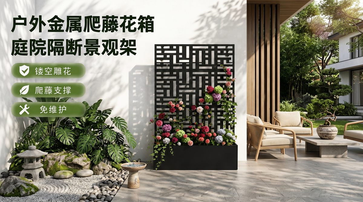 屏风花箱